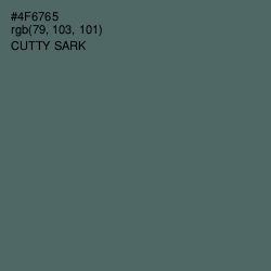 #4F6765 - Cutty Sark Color Image